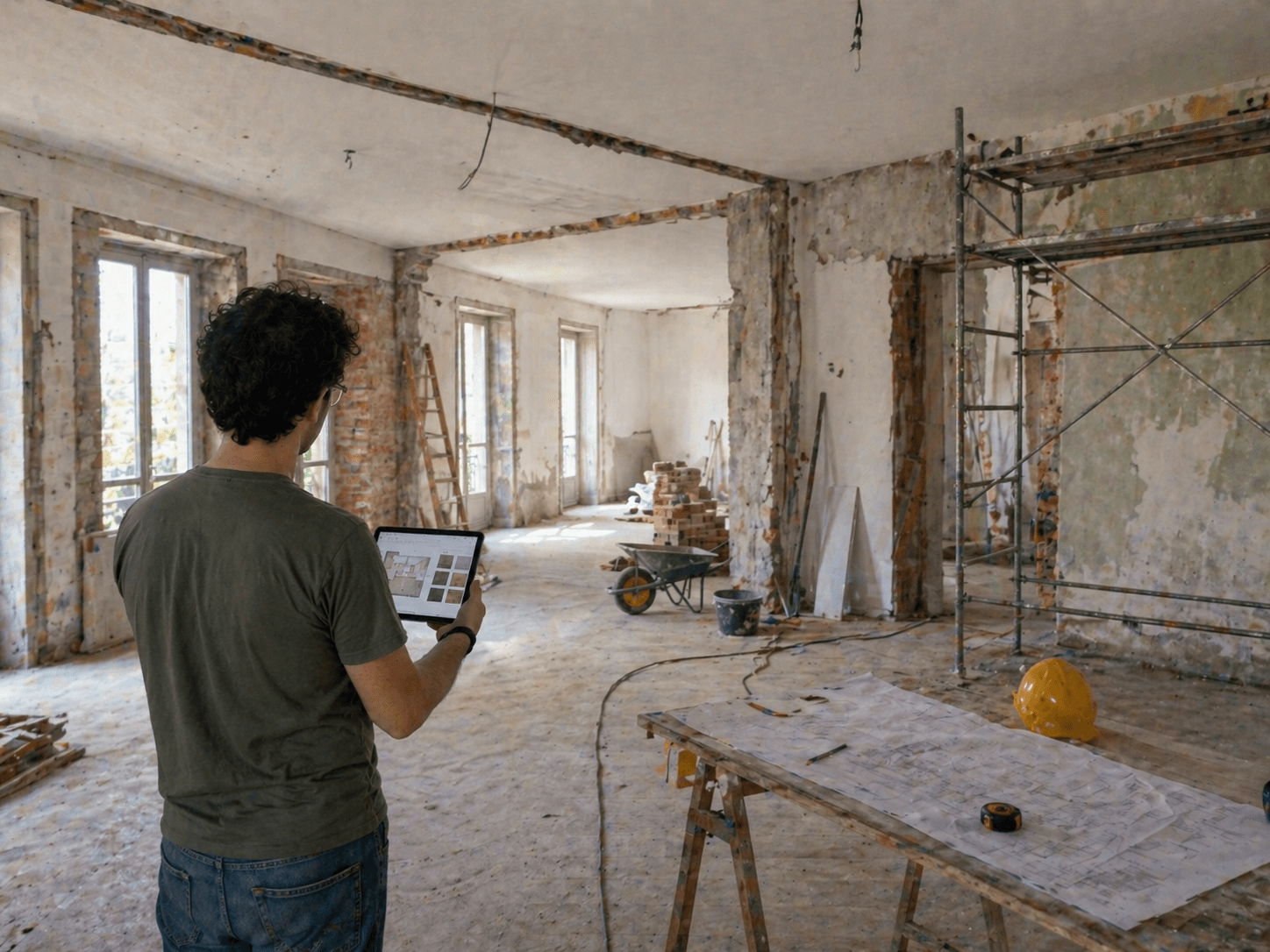 Tecnico pianifica progetto SCIA per intervento edilizio